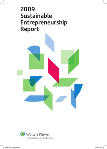 Thumbnail Wolters Kluwer Sustainability Report 2009