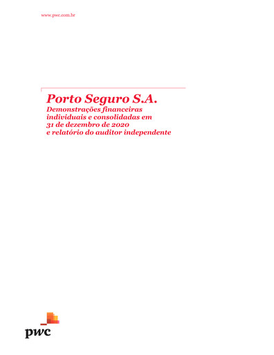 Thumbnail Porto Seguro Financial Statement 2020