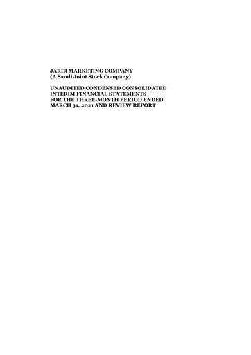 Thumbnail Jarir Quarterly Report 2021-q1