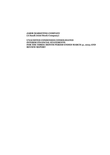 Thumbnail Jarir Quarterly Report 2023-q1