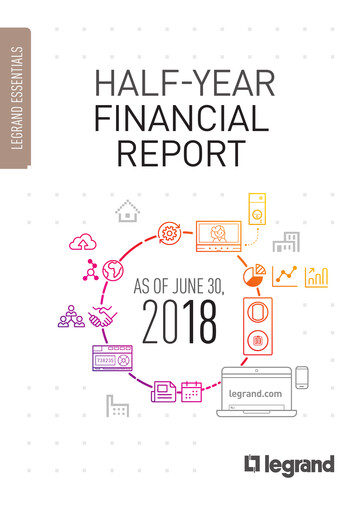 Thumbnail Legrand Half-year Report 2018-h1