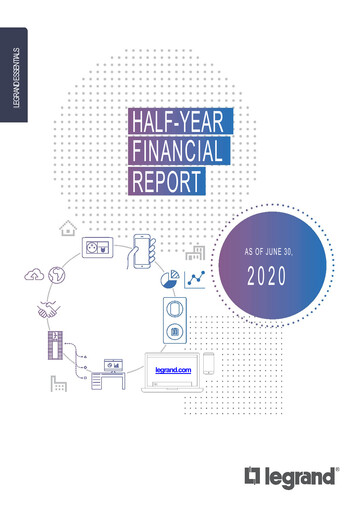 Thumbnail Legrand Half-year Report 2020-h1