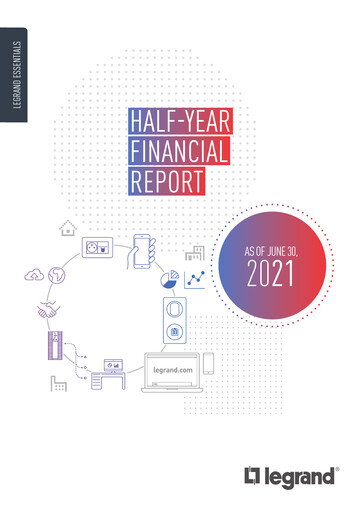 Thumbnail Legrand Half-year Report 2021-h1