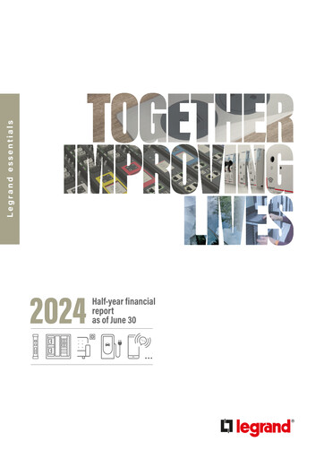 Thumbnail Legrand Half-year Report 2024-h1