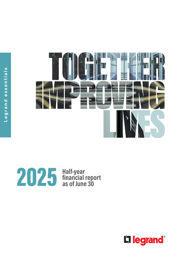 Thumbnail Legrand Half-year Report 2025-h1