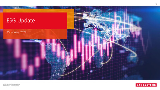 Thumbnail BAE Systems
 ESG Report 2024