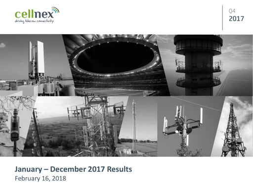 Thumbnail Cellnex Telecom
 Financial Report 2017