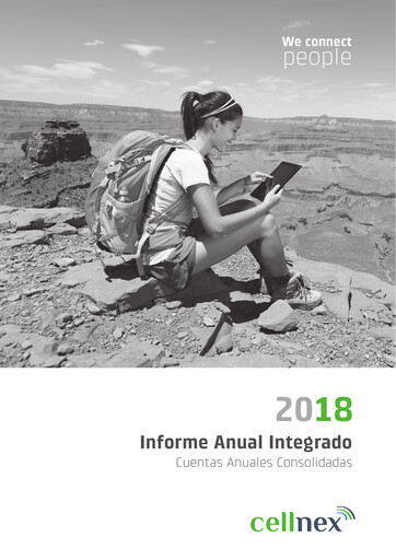 Miniature Cellnex Telecom
 Bilan financier 2018