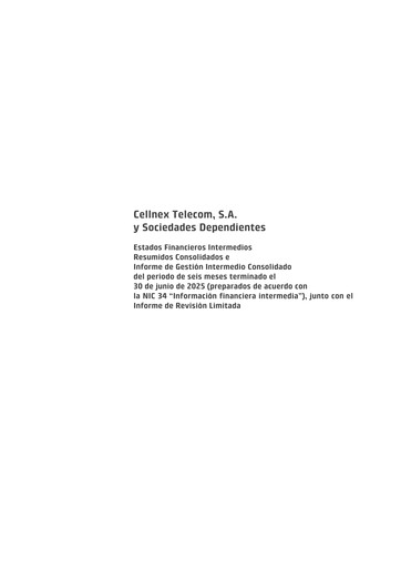 Thumbnail Cellnex Telecom
 Financial Statement 2025-h1