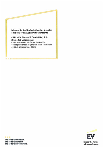 Miniature Cellnex Telecom
 Bilan financier 2025