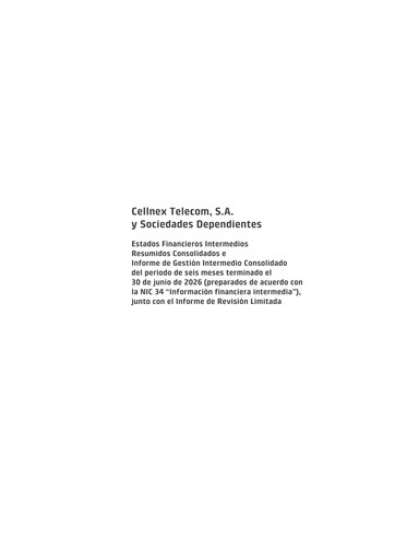 Thumbnail Cellnex Telecom
 Financial Statement 2026-h1