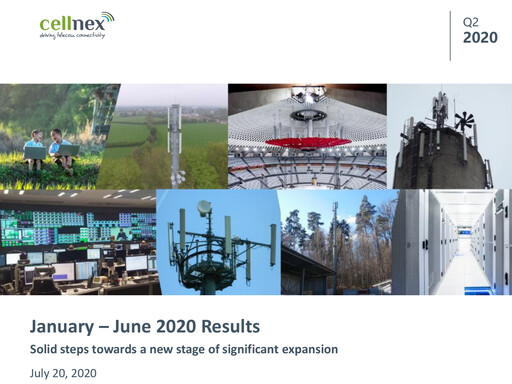 Thumbnail Cellnex Telecom
 Half-year Report 2020-h1