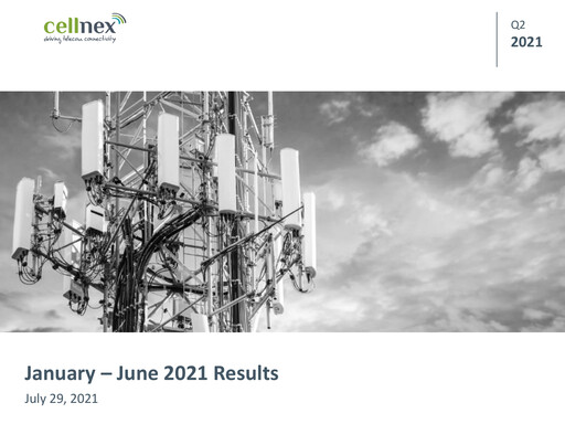 Thumbnail Cellnex Telecom
 Half-year Report 2021-h1