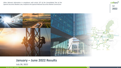 Thumbnail Cellnex Telecom
 Half-year Report 2022-h1