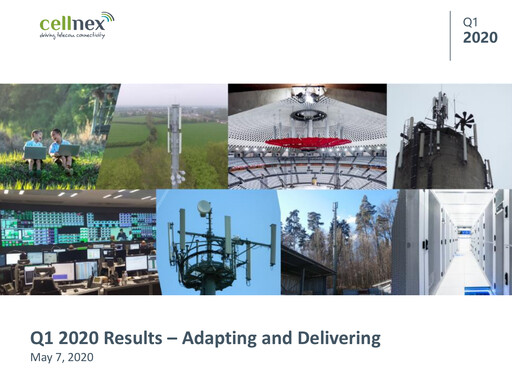 Thumbnail Cellnex Telecom
 Quarterly Report 2020-q1