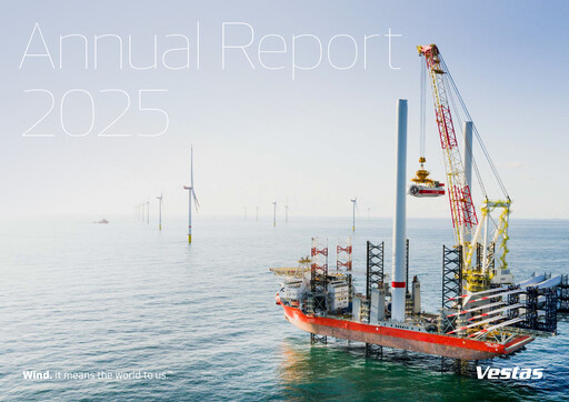 Miniature Vestas Wind Systems Rapport annuel 2025
