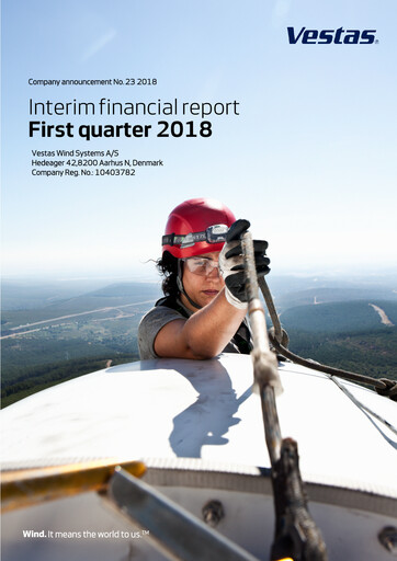 Miniature Vestas Wind Systems Rapport trimestriel 2018-q1