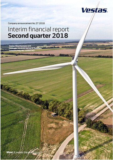 Miniature Vestas Wind Systems Rapport trimestriel 2018-q2