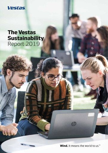 Thumbnail Vestas Wind Systems Sustainability Report 2019
