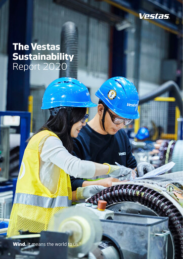 Thumbnail Vestas Wind Systems Sustainability Report 2020