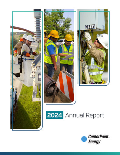 Thumbnail CenterPoint Energy
 Annual Report 2024