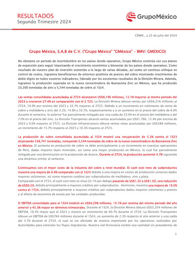 Vorschaubild Grupo México
 Quartalsbericht 2024-q2