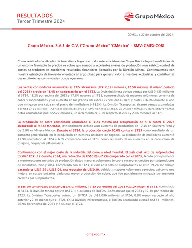 Vorschaubild Grupo México
 Quartalsbericht 2024-q3