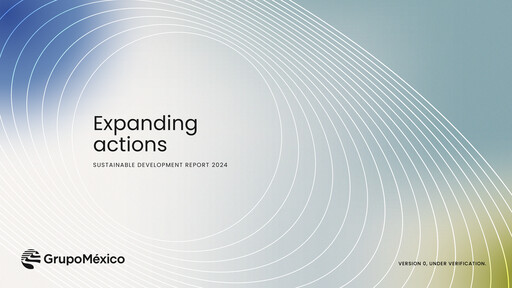 Thumbnail Grupo México
 Sustainability Report 2024
