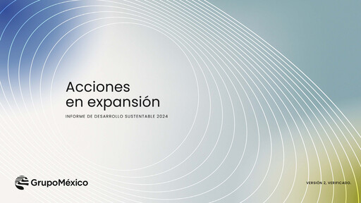 Thumbnail Grupo México
 Sustainability Report 2024