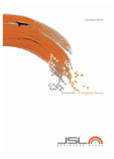 Thumbnail Jindal Stainless Annual Report 2007-2008