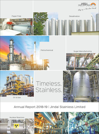 Thumbnail Jindal Stainless Annual Report 2018-2019