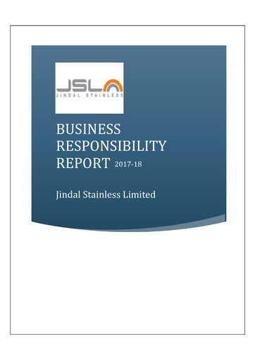 Thumbnail Jindal Stainless ESG Report 2017-2018