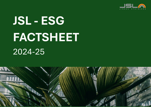Miniature Jindal Stainless Rapport ESG 2024-2025