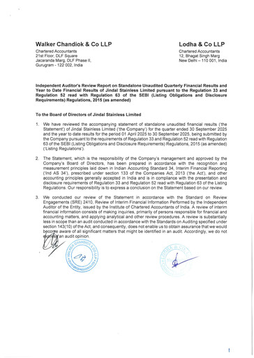 Vorschaubild Jindal Stainless Quartalsbericht 2025-q2