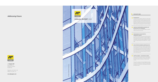 Thumbnail AF Gruppen Annual Report 2008