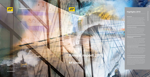 Thumbnail AF Gruppen Annual Report 2010