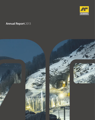 Thumbnail AF Gruppen Annual Report 2013