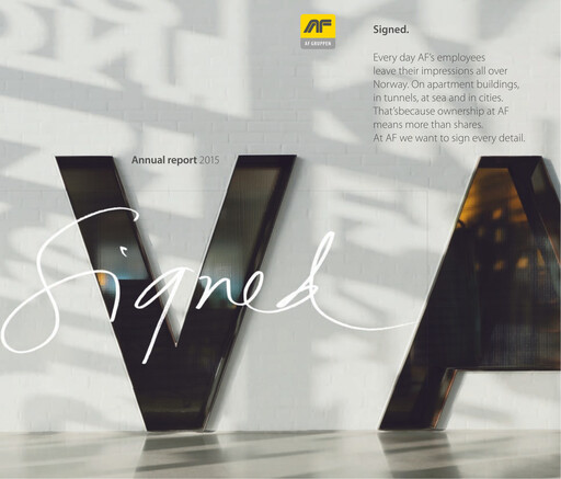 Thumbnail AF Gruppen Annual Report 2015