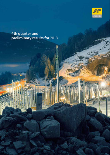 Miniature AF Gruppen Rapport trimestriel 2013-q4