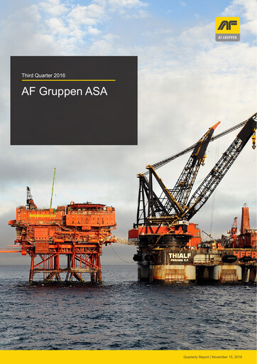 Miniature AF Gruppen Rapport trimestriel 2016-q3