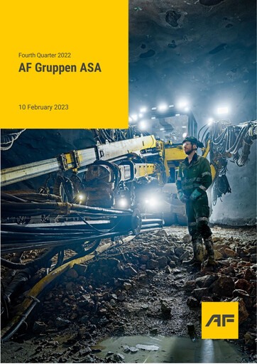 Miniature AF Gruppen Rapport trimestriel 2022-q4