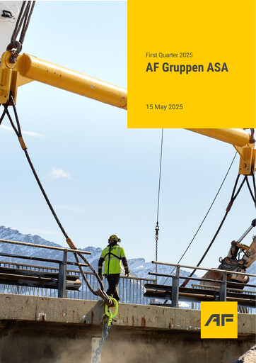 Miniature AF Gruppen Rapport trimestriel 2025-q1