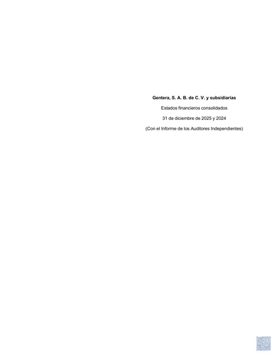 Thumbnail Gentera, S.A.B. de C.V. Financial Statement 2025