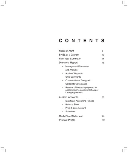 Thumbnail Bharat Heavy Electricals Limited Annual Report 2002-2003