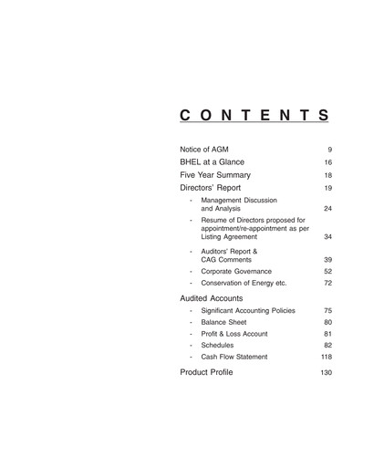 Thumbnail Bharat Heavy Electricals Limited Annual Report 2003-2004