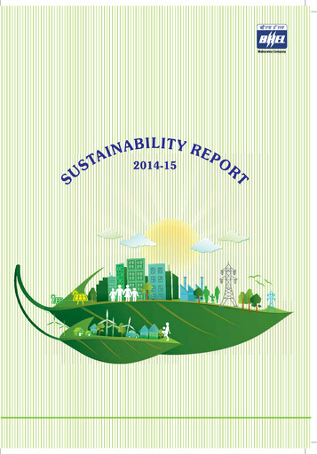 Thumbnail Bharat Heavy Electricals Limited Sustainability Report 2014-2015