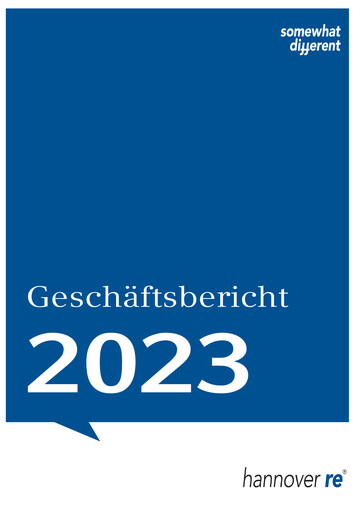 Thumbnail Hannover Rück
 Annual Report 2023