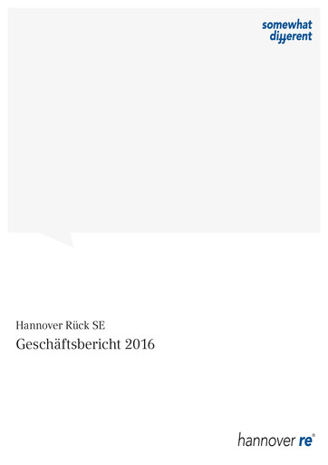 Thumbnail Hannover Rück
 Financial Statement 2016