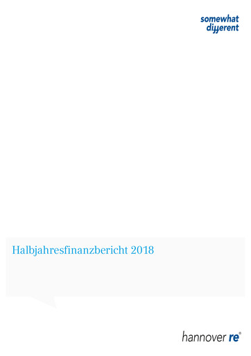 Vorschaubild Hannover Rück
 Halbjahresbericht 2018-h1