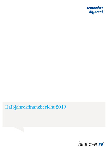 Vorschaubild Hannover Rück
 Halbjahresbericht 2019-h1